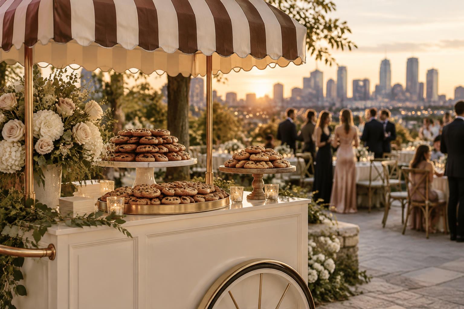 The Good Batch cream cookie cart at a Kansas City celebration